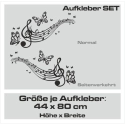 Aufkleber SET Auto Car Tattoo Style Seiten Tribal Dekor Pferd Gecko Power Blumen Ranke Fee Hexe Blumen Blüten Gecko Farbe Decal