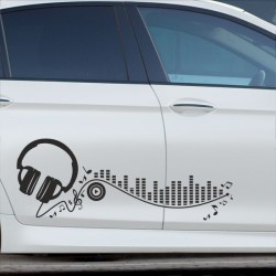 Aufkleber SET Auto Car Tattoo Style Seiten Tribal Dekor Pferd Gecko Power Blumen Ranke Fee Hexe Blumen Blüten Gecko Farbe Decal