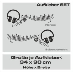 Aufkleber SET Auto Car Tattoo Style Seiten Tribal Dekor Pferd Gecko Power Blumen Ranke Fee Hexe Blumen Blüten Gecko Farbe Decal