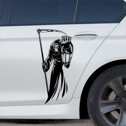 Aufkleber SET Auto Car Tattoo Style Seiten Tribal Dekor Pferd Gecko Power Blumen Ranke Fee Hexe Blumen Blüten Gecko Farbe Decal