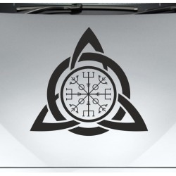 Aufkleber Auto Car Wikinger Viking Wölfe Wolf Runen Schwert Schild Rabe Runen Odin Odin´s Wölfe Böse Kette Valhalla Walhalla