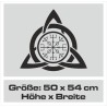 Aufkleber Auto Car Wikinger Viking Wölfe Wolf Runen Schwert Schild Rabe Runen Odin Odin´s Wölfe Böse Kette Valhalla Walhalla