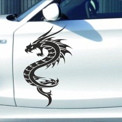 Aufkleber SET Auto Car Tattoo Style Seiten Tribal Dekor Pferd Gecko Power Blumen Ranke Fee Hexe Blumen Blüten Gecko Farbe Decal