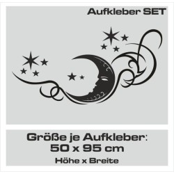 Aufkleber SET Auto Car Tattoo Style Seiten Tribal Dekor Pferd Gecko Power Blumen Ranke Fee Hexe Blumen Blüten Gecko Farbe Decal