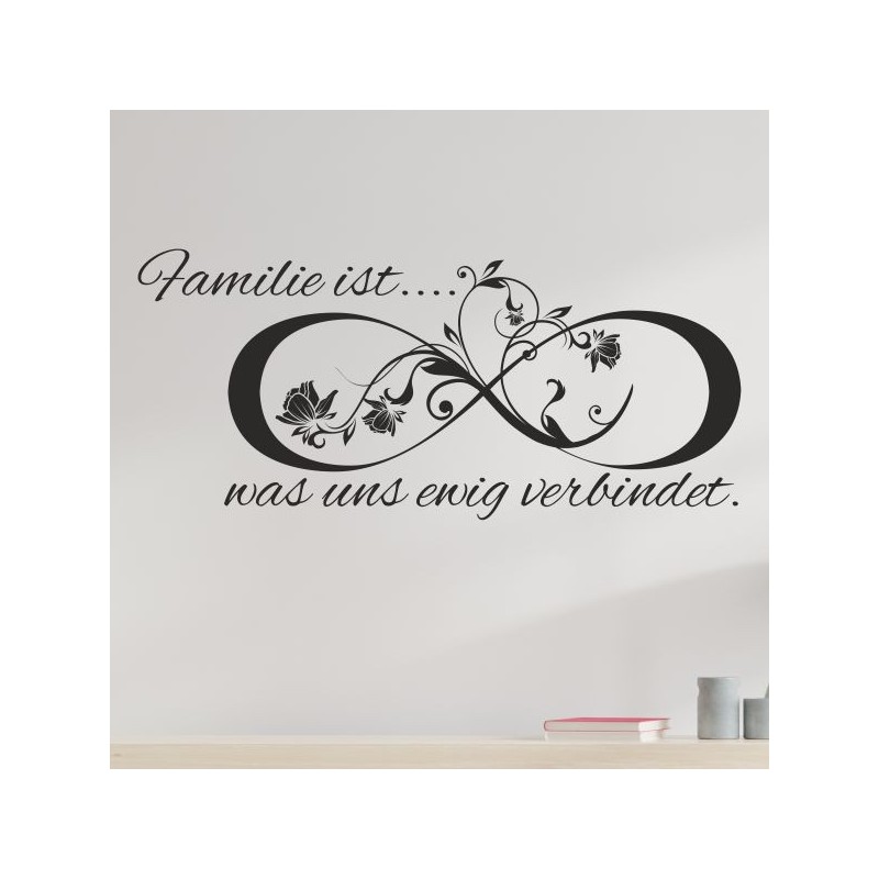 Wandaufkleber Wandtattoo Sprüche Yoga Sugar Skull Bulli Bus Familie Endlosschleife Mandala Buddha Drache Liebe Faultier