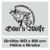 Aufkleber Auto Car Wikinger Viking Wölfe Wolf Runen Schwert Schild Rabe Runen Odin Odin´s Wölfe Böse Kette Valhalla Walhalla