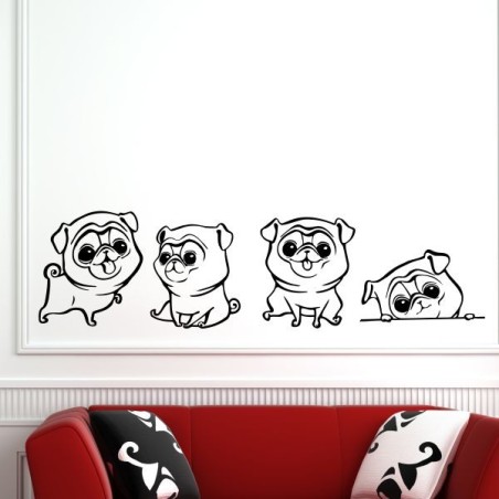 Wandaufkleber Wandtattoo Sprüche Yoga Sugar Skull Bulli Bus Familie Endlosschleife Mandala Buddha Drache Liebe Faultier