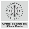 Aufkleber Auto Car Wikinger Viking Wölfe Wolf Runen Schwert Schild Rabe Runen Odin Odin´s Wölfe Böse Kette Valhalla Walhalla