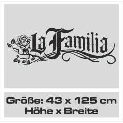 Wandaufkleber Wandtattoo Sprüche Yoga Sugar Skull Bulli Bus Familie Endlosschleife Mandala Buddha Drache Liebe Faultier