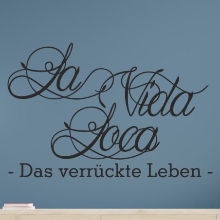 Wandaufkleber Wandtattoo Sprüche Yoga Sugar Skull Bulli Bus Familie Endlosschleife Mandala Buddha Drache Liebe Faultier