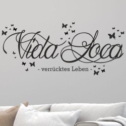 Wandaufkleber Wandtattoo Sprüche Yoga Sugar Skull Bulli Bus Familie Endlosschleife Mandala Buddha Drache Liebe Faultier