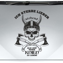 Aufkleber Auto Car Wikinger Viking Wölfe Wolf Runen Schwert Schild Rabe Runen Odin Odin´s Wölfe Böse Kette Valhalla Walhalla