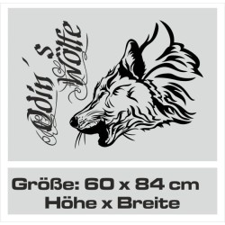 Wandaufkleber Wandtattoo Sprüche Yoga Sugar Skull Bulli Bus Familie Endlosschleife Mandala Buddha Drache Liebe Faultier