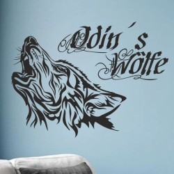 Wandaufkleber Wandtattoo Sprüche Yoga Sugar Skull Bulli Bus Familie Endlosschleife Mandala Buddha Drache Liebe Faultier