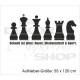 Schach Figur Figuren Chess Spiel König Pferd Läufer Bauer Aufkleber Wand Wandtattoo Wandaufkleber