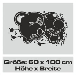 Wandaufkleber Wandtattoo Sprüche Yoga Sugar Skull Bulli Bus Familie Endlosschleife Mandala Buddha Drache Liebe Faultier