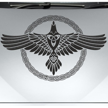 Aufkleber Auto Car Wikinger Viking Wölfe Wolf Runen Schwert Schild Rabe Runen Odin Odin´s Wölfe Böse Kette Valhalla Walhalla