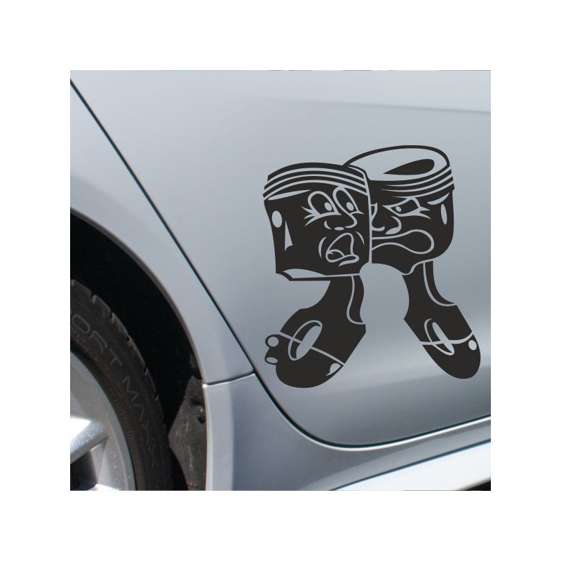 Aufkleber SET Auto Heckscheibe Car Tattoo Style La Familia Pferd Gecko Sprüche Power Blumen Ranke Fee Hexe Faultier Kolben