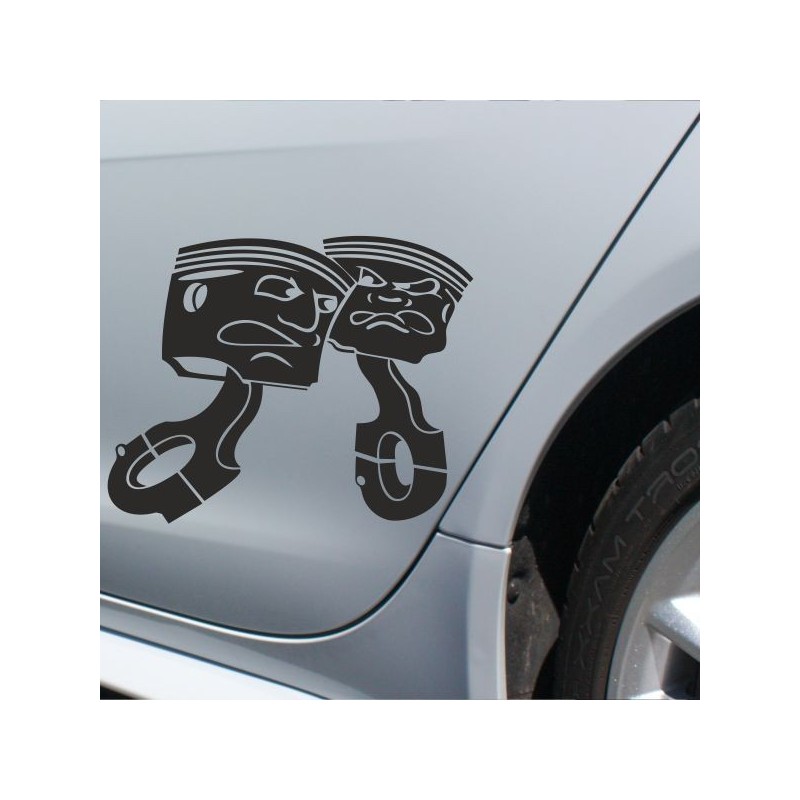 Aufkleber SET Auto Heckscheibe Car Tattoo Style La Familia Pferd Gecko Sprüche Power Blumen Ranke Fee Hexe Faultier Kolben