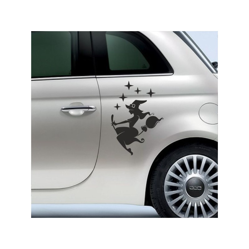 Aufkleber SET Auto Heckscheibe Car Tattoo Style La Familia Pferd Gecko Sprüche Power Blumen Ranke Fee Hexe Faultier Kolben