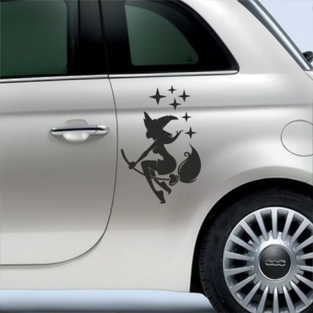 Aufkleber SET Auto Heckscheibe Car Tattoo Style La Familia Pferd Gecko Sprüche Power Blumen Ranke Fee Hexe Faultier Kolben