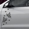 Aufkleber SET Auto Heckscheibe Car Tattoo Style La Familia Pferd Gecko Sprüche Power Blumen Ranke Fee Hexe Faultier Kolben