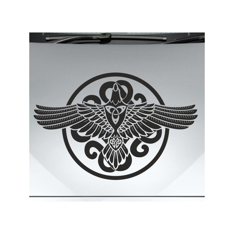 Aufkleber Auto Car Wikinger Viking Wölfe Wolf Runen Schwert Schild Rabe Runen Odin Odin´s Wölfe Böse Kette Valhalla Walhalla
