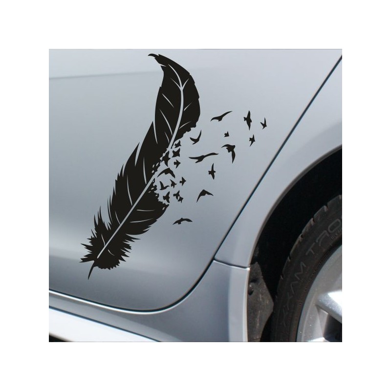 Aufkleber SET Auto Heckscheibe Car Tattoo Style La Familia Pferd Gecko Sprüche Power Blumen Ranke Fee Hexe Faultier Kolben