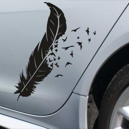 Aufkleber SET Auto Heckscheibe Car Tattoo Style La Familia Pferd Gecko Sprüche Power Blumen Ranke Fee Hexe Faultier Kolben