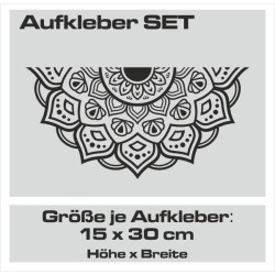 Aufkleber SET Auto Heckscheibe Car Tattoo Style La Familia Pferd Gecko Sprüche Power Blumen Ranke Fee Hexe Faultier Kolben