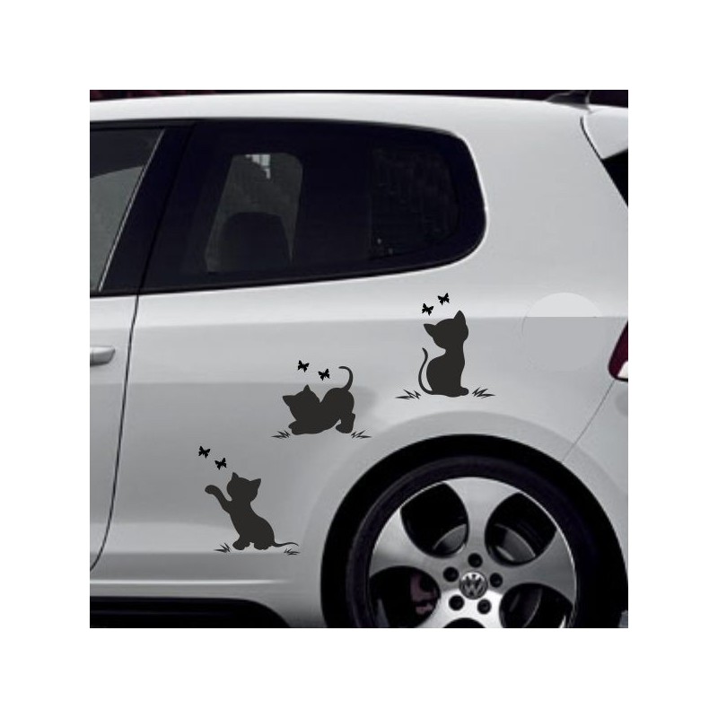 Aufkleber SET Auto Heckscheibe Car Tattoo Style La Familia Pferd Gecko Sprüche Power Blumen Ranke Fee Hexe Faultier Kolben