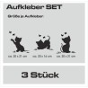Aufkleber SET Auto Heckscheibe Car Tattoo Style La Familia Pferd Gecko Sprüche Power Blumen Ranke Fee Hexe Faultier Kolben