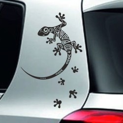 Aufkleber SET Auto Heckscheibe Car Tattoo Style La Familia Pferd Gecko Sprüche Power Blumen Ranke Fee Hexe Faultier Kolben