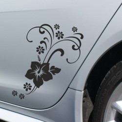 Aufkleber SET Auto Heckscheibe Car Tattoo Style La Familia Pferd Gecko Sprüche Power Blumen Ranke Fee Hexe Faultier Kolben