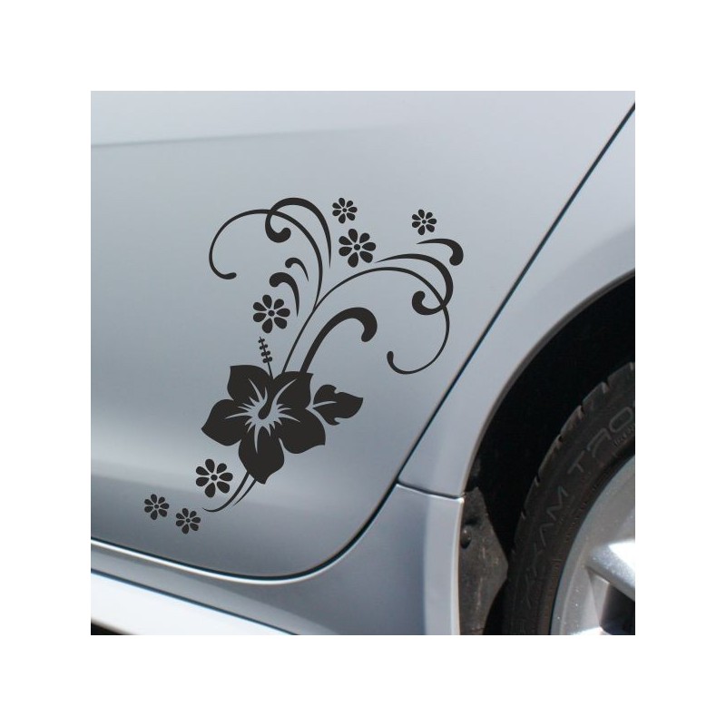 Aufkleber SET Auto Heckscheibe Car Tattoo Style La Familia Pferd Gecko Sprüche Power Blumen Ranke Fee Hexe Faultier Kolben
