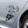 Aufkleber SET Auto Heckscheibe Car Tattoo Style La Familia Pferd Gecko Sprüche Power Blumen Ranke Fee Hexe Faultier Kolben