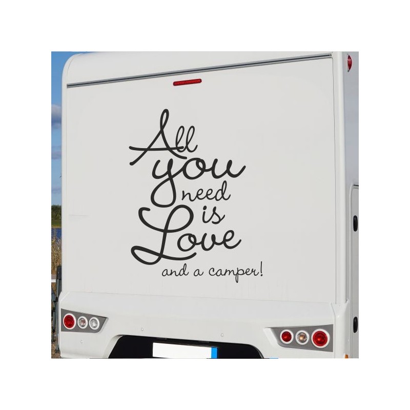 Aufkleber Wohnmobil Wohnwagen Reise Camping Auto Reisemobil Möwe Meer Kompass Globus Strand Palme Urlaub Spruch Familie Zuhause