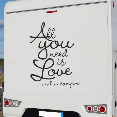 Aufkleber Wohnmobil Wohnwagen Reise Camping Auto Reisemobil Möwe Meer Kompass Globus Strand Palme Urlaub Spruch Familie Zuhause