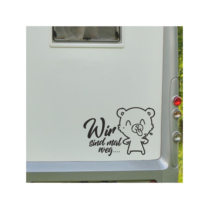 Aufkleber Wohnmobil Wohnwagen Reise Camping Auto Reisemobil Möwe Meer Kompass Globus Strand Palme Urlaub Spruch Familie Zuhause