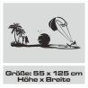 Aufkleber Wohnmobil Wohnwagen Reise Camping Auto Reisemobil Möwe Meer Kompass Globus Strand Palme Urlaub Spruch Familie Zuhause