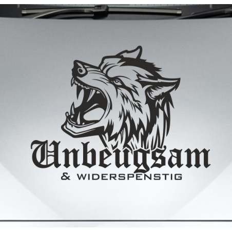 Aufkleber Auto Car Wikinger Viking Wölfe Wolf Runen Schwert Schild Rabe Runen Odin Odin´s Wölfe Böse Kette Valhalla Walhalla