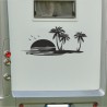 Aufkleber Wohnmobil Wohnwagen Reise Camping Auto Reisemobil Möwe Meer Kompass Globus Strand Palme Urlaub Spruch Familie Zuhause