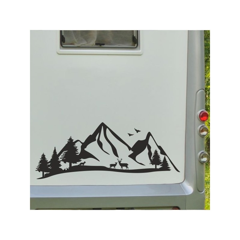 Aufkleber Wohnmobil Wohnwagen Reise Camping Auto Reisemobil Möwe Meer Kompass Globus Strand Palme Urlaub Spruch Familie Zuhause