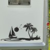 Aufkleber Wohnmobil Wohnwagen Reise Camping Auto Reisemobil Möwe Meer Kompass Globus Strand Palme Urlaub Spruch Familie Zuhause