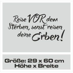 Aufkleber Wohnmobil Wohnwagen Reise Camping Auto Reisemobil Möwe Meer Kompass Globus Strand Palme Urlaub Spruch Familie Zuhause