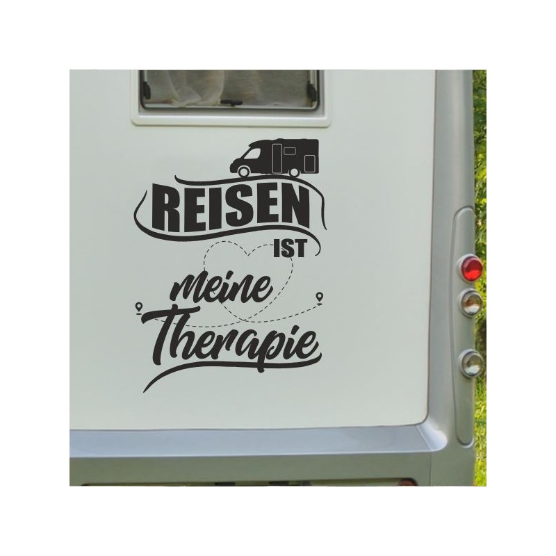 Aufkleber Wohnmobil Wohnwagen Reise Camping Auto Reisemobil Möwe Meer Kompass Globus Strand Palme Urlaub Spruch Familie Zuhause