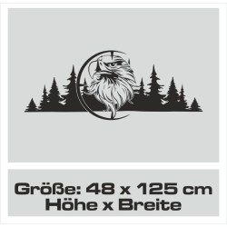 Aufkleber Wohnmobil Wohnwagen Reise Camping Auto Reisemobil Möwe Meer Kompass Globus Strand Palme Urlaub Spruch Familie Zuhause