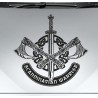 Aufkleber Auto Car Wikinger Viking Wölfe Wolf Runen Schwert Schild Rabe Runen Odin Odin´s Wölfe Böse Kette Valhalla Walhalla