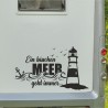 Aufkleber Wohnmobil Wohnwagen Reise Camping Auto Reisemobil Möwe Meer Kompass Globus Strand Palme Urlaub Spruch Familie Zuhause