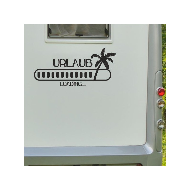 Aufkleber Wohnmobil Wohnwagen Reise Camping Auto Reisemobil Möwe Meer Kompass Globus Strand Palme Urlaub Spruch Familie Zuhause